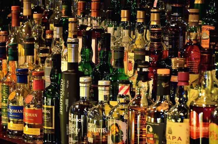 たくさんのお酒